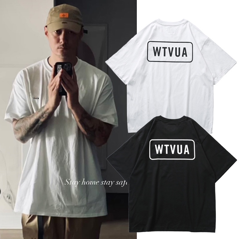 สายลม 3 Wtaps WTVUA เสื้อยืดแขนสั้น พิมพ์ลาย Toru Nishiyama ทรงหลวม สไตล์ญี่ปุ่น