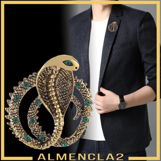 [Almencla2] เข็มกลัดแฟชั่น แบบพกพา สวยหรู สําหรับผู้ชาย คลุมไหล่ ผ้าพันคอ เสื้อโค้ท