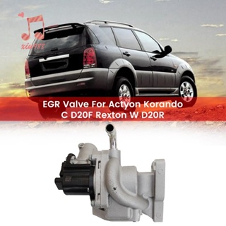 6711400460 วาล์วท่อไอเสีย EGR โลหะ สีเงิน สําหรับ SsangYong 2.0 2.2 XDi E-XDi AGR EGR Valve A6711400460