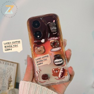 เคสโทรศัพท์มือถือ ซิลิโคน ลายเมล็ดกาแฟ สีครีม สําหรับ OPPO Realme C53 Realme C33 Realme C55 Realme C35 Realme 10 4G Realme C21Y C25Y Realme C15 C25 5S 5I C2 Narzo 50A Prime Narzo N55