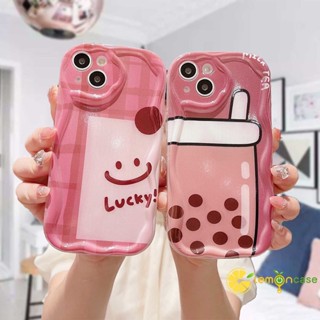 เคสโทรศัพท์มือถือแบบนิ่ม ลายการ์ตูนชานมไข่มุก 3D ขอบโค้ง สําหรับ Samsung A14 A22 A13 A04 A04S A52 A12 A03 A03S A23 A32 A50 A02S A20 A51 A24 A50S A30S A52S A30 M12 M22 M32 A125 A13 Lie A14 LTE A037F F12 M04 M10S M02S A025 A205 A305 F02S