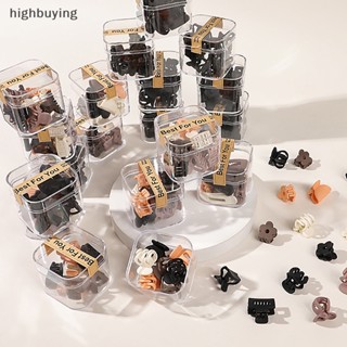 [highbuying] กิ๊บติดผม ขนาดเล็ก น่ารัก แฟชั่นสร้างสรรค์ สําหรับผู้หญิง 1 ชุด