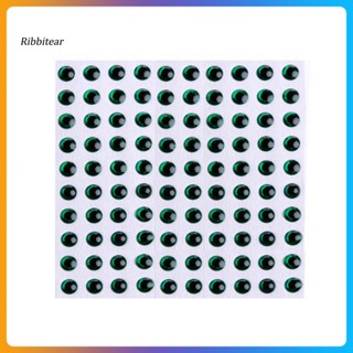 &lt;Ribbitear&gt; เหยื่อตกปลาโฮโลแกรม 3D 3-9 มม. 100 ชิ้น