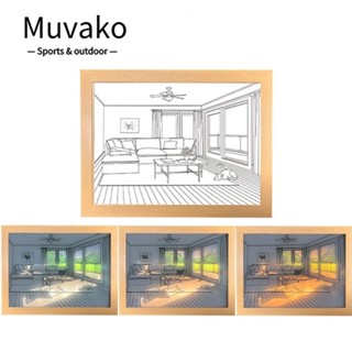 MUVAKO Ins โคมไฟตั้งโต๊ะ แบบเรืองแสงในที่มืด ปลั๊ก USB ขนาด 31x22 ซม.