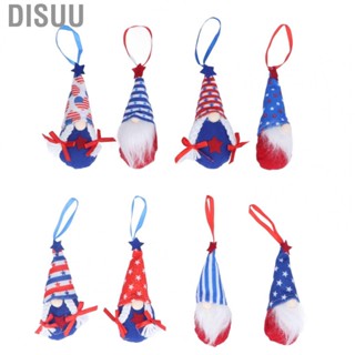 Disuu 8pcs Independence Day Gnome Doll Pentastar  Faceless Dwarf Decoration