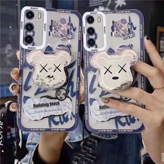 เคสโทรศัพท์มือถือนิ่ม กันกระแทก ลายหมี Violent พร้อมขาตั้ง สําหรับ Huawei Nova9 8pro 7se nova5 6pro