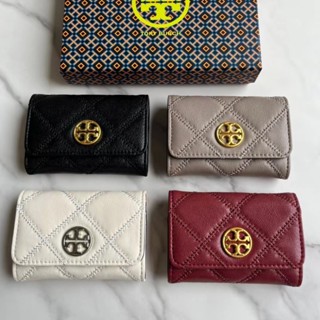  Tory Burch Willa Series กระเป๋าหนัง สี่สี สําหรับใส่บัตร