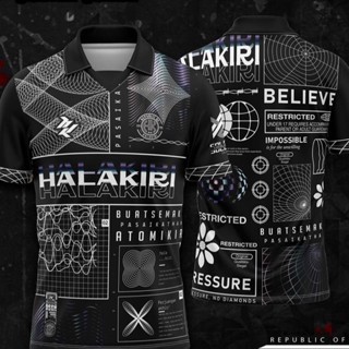 เสื้อเจอร์ซีย์ สีดํา หยัก