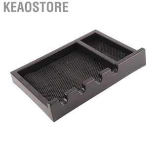 Keaostore Barber Tray Station Strong Adsorption Professional -slip Prevent Breaking Hairdressing Supplies Display Stand Tools Case Box