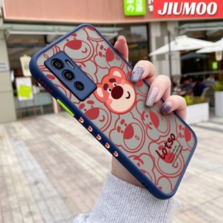 เคสโทรศัพท์มือถือ ซิลิโคนนิ่ม ใส กันกระแทก ลายหมีสตรอเบอร์รี่ สําหรับ VIVO V23E 4G V23E 5G V23 5G S12 5G Y75 V23i 5G