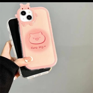 Star Kirby Pink Pig เหมาะสำหรับ iPhone การ์ตูนน่ารักซิลิโคนอ่อนนุ่มรวมทุกอย่าง Anti-drop Creative เคสป้องกัน