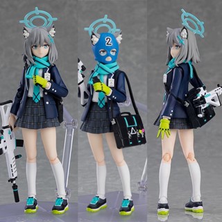 โมเดลฟิกเกอร์ Shiroko Sunaookami Figma 567 Articulado Change Face สีฟ้า ของเล่นสําหรับเด็ก