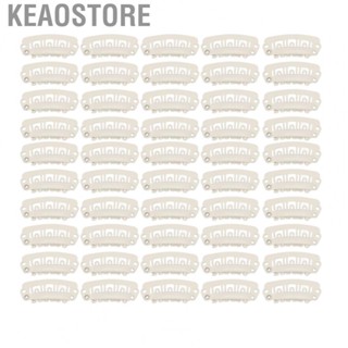 Keaostore 50pcs Wig Snap  For Hair Extension Beige 6  U Shape Clips With