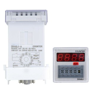 รีเลย์นับเวลาดิจิทัล 115 กรัม 220VAC 24V AC DC