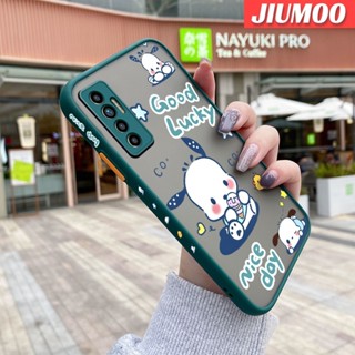 เคสโทรศัพท์มือถือ ซิลิโคนใส ขอบสี่เหลี่ยม กันกระแทก ลายการ์ตูน Pochacco สําหรับ Tecno Camon 17P Spark 8 Pro Spark 8P