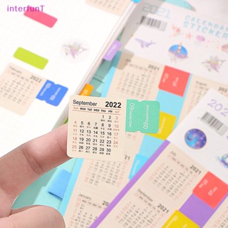 [InterfunT] สติกเกอร์ฉลาก ปฏิทิน กระดาษโน้ตบุ๊ก 2022 2 ชิ้น [ใหม่]