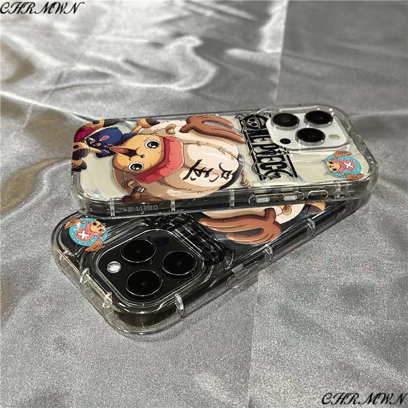 เคสโทรศัพท์มือถือใส แบบนิ่ม ลาย Chopper Phone น่ารัก สําหรับ Apple Iphone 14promax 1312sins 7 11xr 8