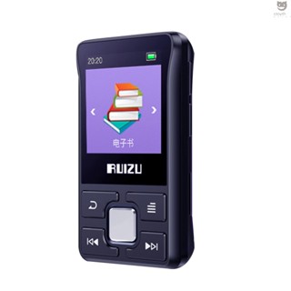 Ctoy RUIZU X55 BT MP3 เครื่องเล่นเพลงวิดีโอ แบบพกพา หน้าจอ 1.5 นิ้ว พร้อมลําโพง วิทยุ FM บันทึกเสียงสเตอริโอ FM