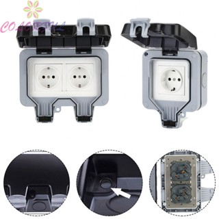 【COLORFUL】Switch Socket 16.8x11x8CM/8.6x8.6x3.5cm Flush-Mounted IP66 Surface-Mounted