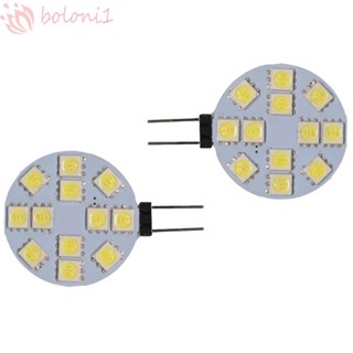 [COD] หลอดไฟ LED SMD5050 12v 6 9 12 24 ดวง สีขาวอบอุ่น พร้อมปลั๊ก สําหรับเรือ