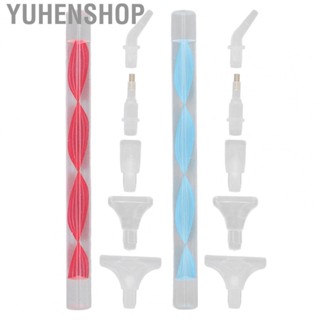 Yuhenshop Rhinestone Drill Point Pen  Comfortable Grip Diamond Art Painting Kit for Nail