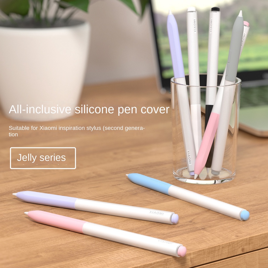 เคสปากกาสไตลัส ซิลิโคน หลากสี สําหรับ Xiaomi Pencil2