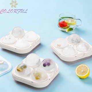 【COLORFUL】Ice Cube Tray Mold Kitchen Gadgets Safe And Easy To Clean Birthdays 3 Pcs