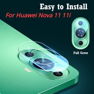 ฟิล์มกระจกนิรภัยกันรอยเลนส์กล้อง HD แบบใส กันรอยขีดข่วน สําหรับ Huawei Nova 11 11i Nova11 Nova11i 4G 2023 3 ชิ้น