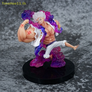 Timehee ฟิกเกอร์ PVC รูปปั้นอนิเมะ One Piece Sun God Nika Luffy Gear 5 ขนาด 12 ซม.