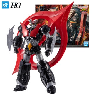 Bandai Original Mazinger Zero Model Garage Kit Series 1/144 True Demon God ZERO Dark General Collection Model Action Figure Toys