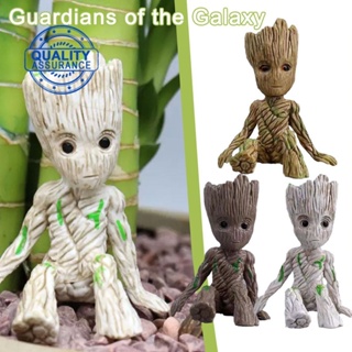 โมเดลฟิกเกอร์ Groot Sitting Goods Of The Galaxy Little Tree Man M3J5 ของเล่นสําหรับเด็ก