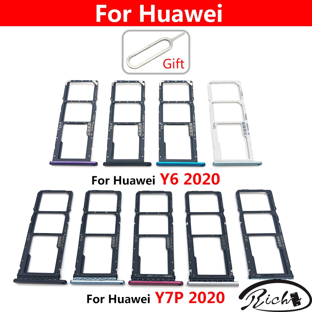 อะแดปเตอร์ถาดซิมการ์ด สําหรับ Huawei Y6 Y7P Y8P 2020 Y9 Prime 2019