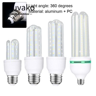 MUVAKO ใหม่ หลอดไฟ LED 30W 25W E27 รูปตัว U ไม่กระพริบ สําหรับตกแต่งบ้าน