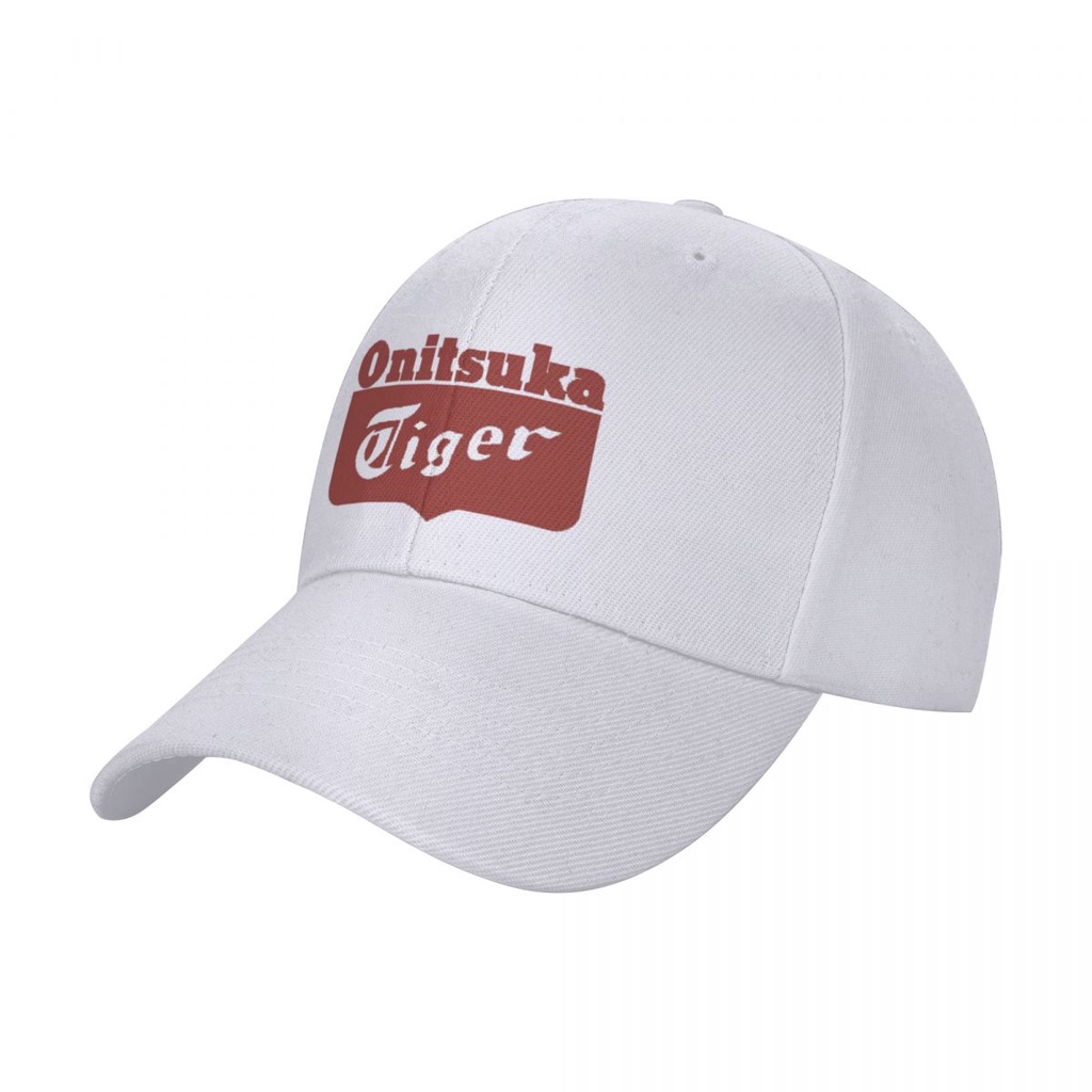 Onitsuka Tiger หมวกเบสบอล หมวกปีกโค้ง สีพื้น สไตล์ฮิปฮอป สําหรับผู้ชาย ผู้หญิง (3) พร้อมส่ง
