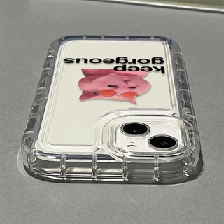  เคสโทรศัพท์ซิลิโคน TPU ใส แบบนิ่ม กันกระแทก สําหรับ IPhone 11 12 13 14 Pro Max 7 8 Plus X XS XR SE 2020