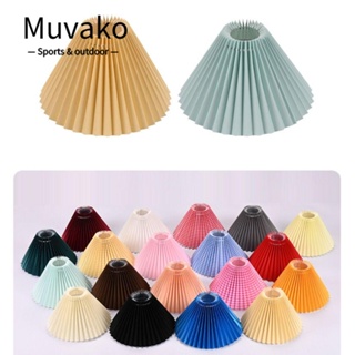 MUVAKO ฝาครอบโคมไฟระย้า PVC สไตล์นอร์ดิกย้อนยุค สําหรับตกแต่งบ้าน