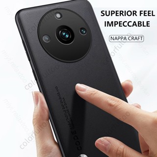 For Realme 11 Pro Plus Realme 11 Pro 4G 5G PU Leather TPU Soft Silicone Case Cover Luxury Solid Color Matte Shockproof Casing Camera Protection Back Cover