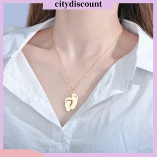 &lt;citydiscount&gt; จี้สร้อยคอ รูปเรขาคณิต น่ารัก กันการซีดจาง กันแพ้ เครื่องประดับ สําหรับเด็ก