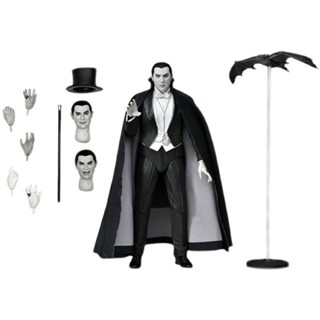 ของแท้ NECA โมเดลฟิกเกอร์ Monster Vampire Dracula Dracula สีดํา สีขาว