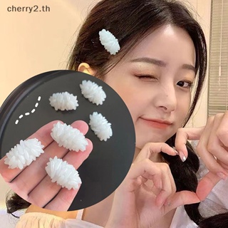 [cherry2] กิ๊บติดผมหน้าม้าจําลอง สไตล์ญี่ปุ่นน่ารัก สร้างสรรค์ สําหรับผู้หญิง [TH]