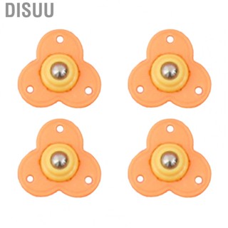 Disuu Self Adhesive Castor Wheels  360 Degree Rotation  Installation Wear Proof Bottom Universal Metal and Plastic for Trash Cans