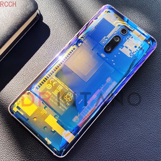 Drkitano เคสแบตเตอรี่ด้านหลัง แบบกระจกใส พร้อมสติกเกอร์ สําหรับ Xiaomi Mi 9T Redmi K20 Pro