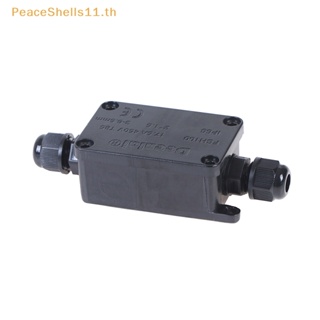 Peaceshells กล่องเชื่อมต่อสายเคเบิล 2 ทาง IP66 กันน้ํา พร้อมขั้วต่อ 450V TH