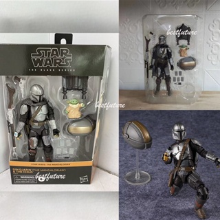 โมเดลฟิกเกอร์ Star Wars Black Series The Mandalorian &amp; The Child The Clone Wars Clone Trooper Elite Squad Trooper ของเล่นสําหรับเด็ก