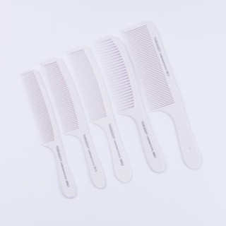 อุปกรณ์ตัดผม White anti-static hairdressing comb หวีสำหรับร้านตัดผม สะดวก การจัดแต่งทรงผม ใช้งานง่าย