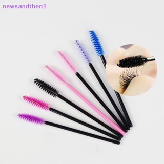 Newsandthen1 แปรงต่อขนตา หลายสี มินิขนตา แต่งหน้า แปรงแต่งหน้า มาสคาร่าคิ้ว ไม้กายสิทธิ์ ยืดหยุ่น งอได้ ดี