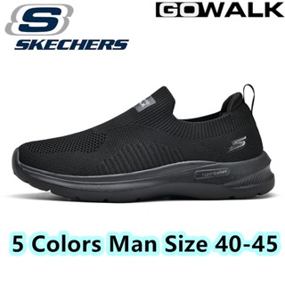 รองเท้าโลฟเฟอร์ รองเท้าสลิปออน คุณภาพสูง สําหรับผู้ชาย GO WALK * Skechers_Man