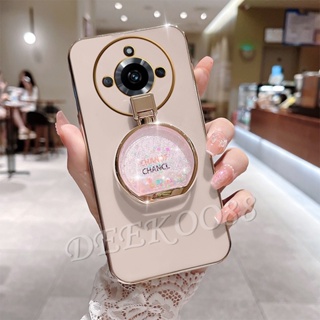 เคสโทรศัพท์มือถือแบบนิ่ม ลายน้ําหอมน่ารัก พร้อมแหวนขาตั้ง สําหรับ Realme 11 10 Pro+ Pro 5G Coca-Cola Edition C53 C55 NFC 4G Plus RealmeC53