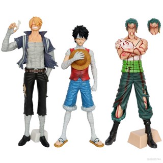 โมเดลฟิกเกอร์ One Piece 3D2Y Luffy Zoro Sanji 23 ชิ้น เสียงเงียบ ของเล่นสําหรับเด็ก ตกแต่งบ้าน เก็บสะสม ของขวัญ