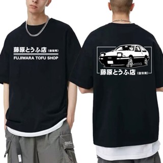 เสื้อยืด พิมพ์ลายกราฟฟิค Drift Takumi Fujiwara Tofu Shop สไตล์วินเทจ สําหรับผู้ชาย